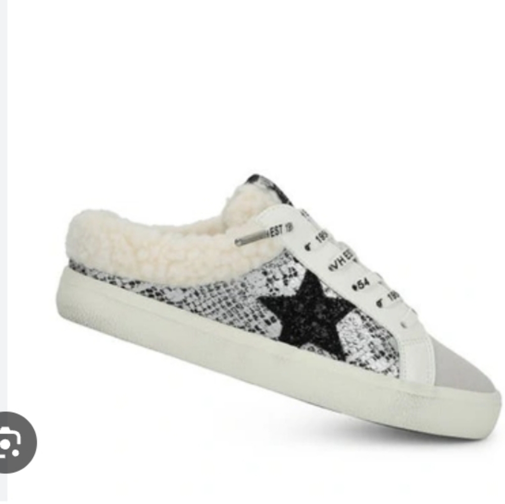 Vintage Havana Heavenly Faux Shearling Lined Low Top Mule women's Sneakers